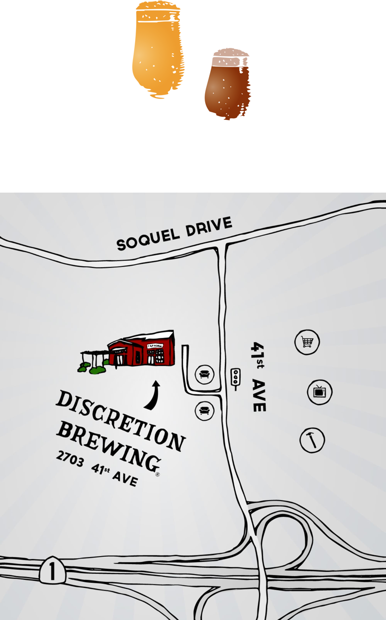 Discretion Brewing Illustrations