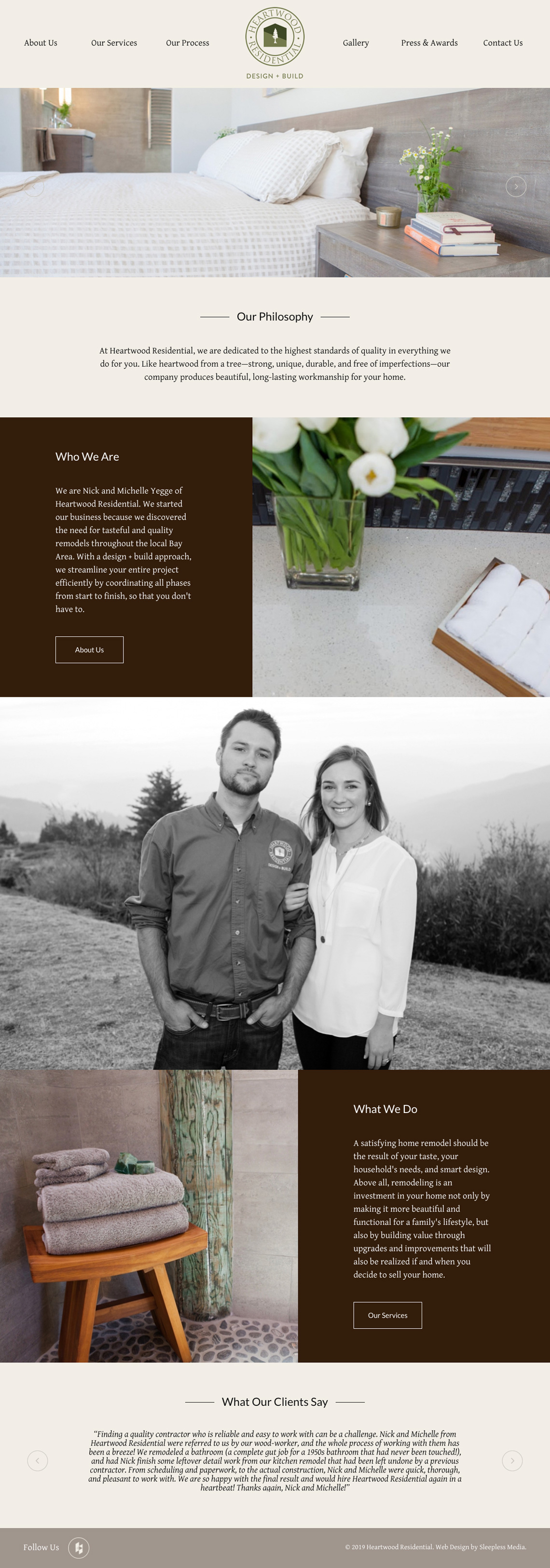 Heartwood Residential Homepage