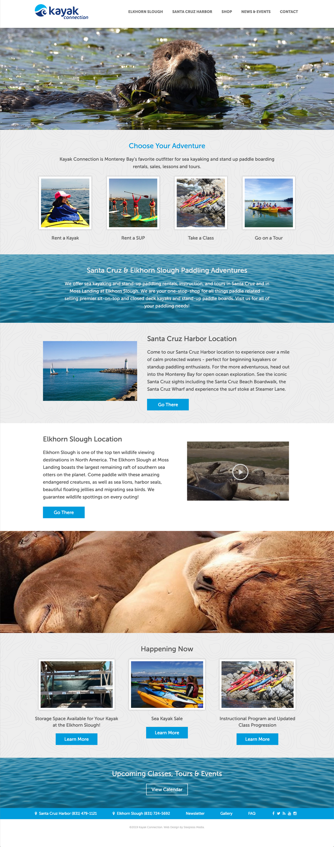 Kayak Connection Homepage