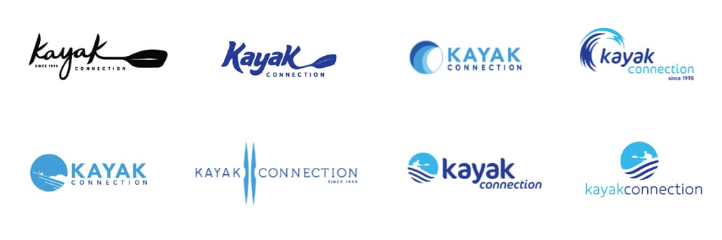 Kayak Connection Logo Exploration