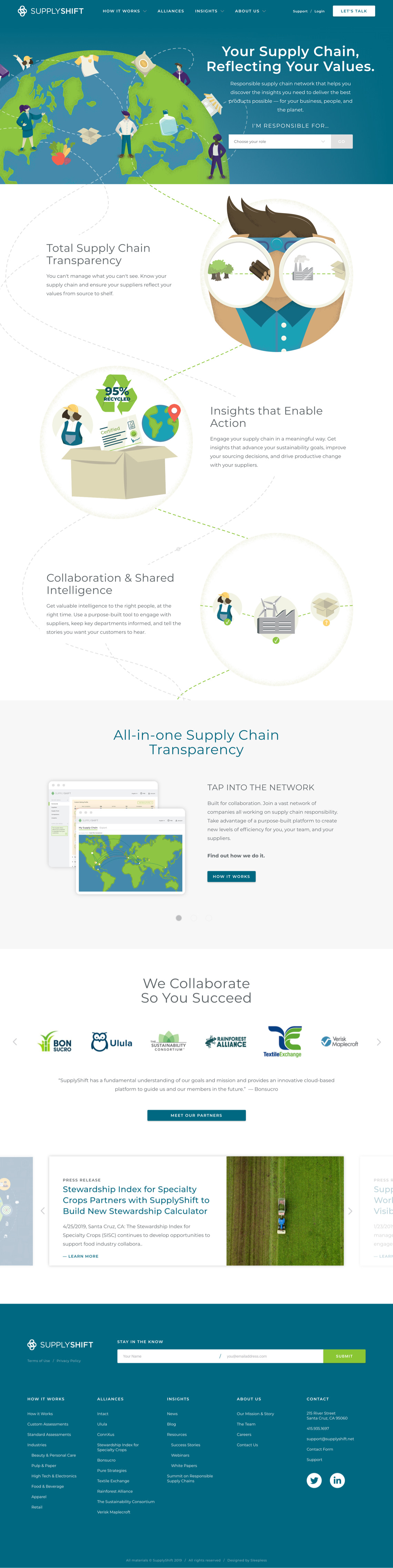 SupplyShift - Homepage