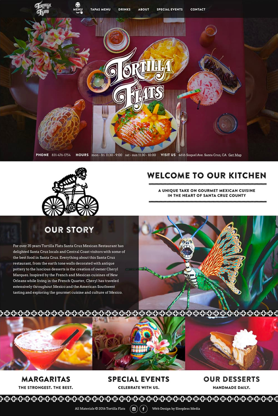 Tortilla Flats - Homepage