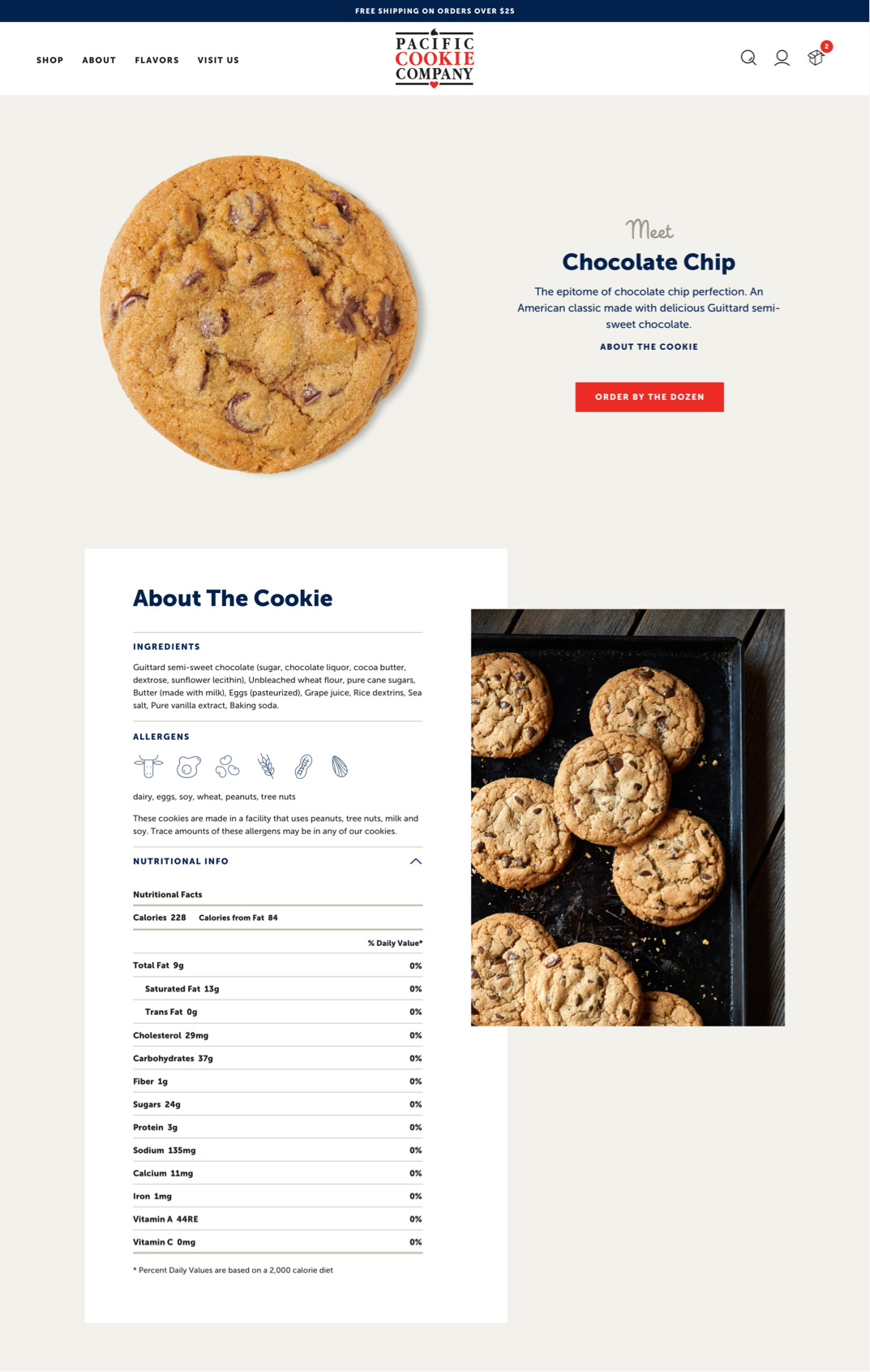 Pacific Cookie Company - Cookie Profiles