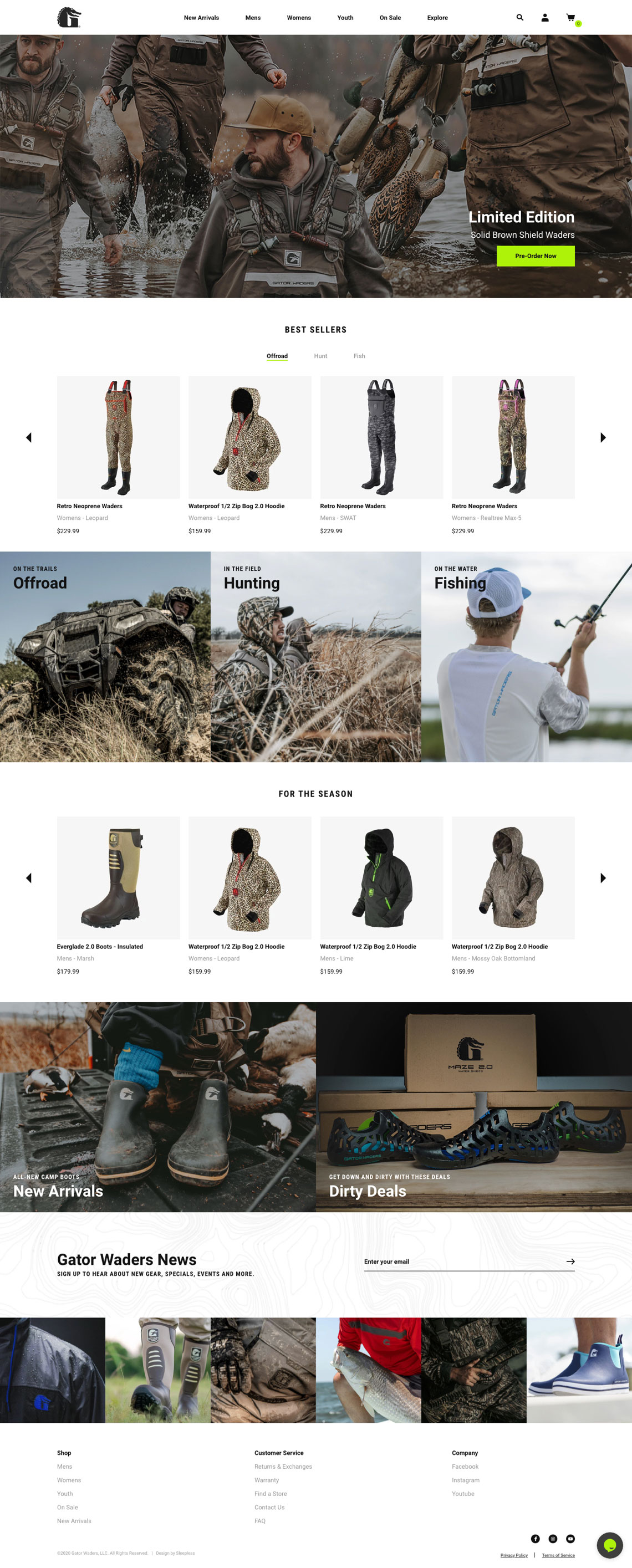 Gator Waders - Homepage