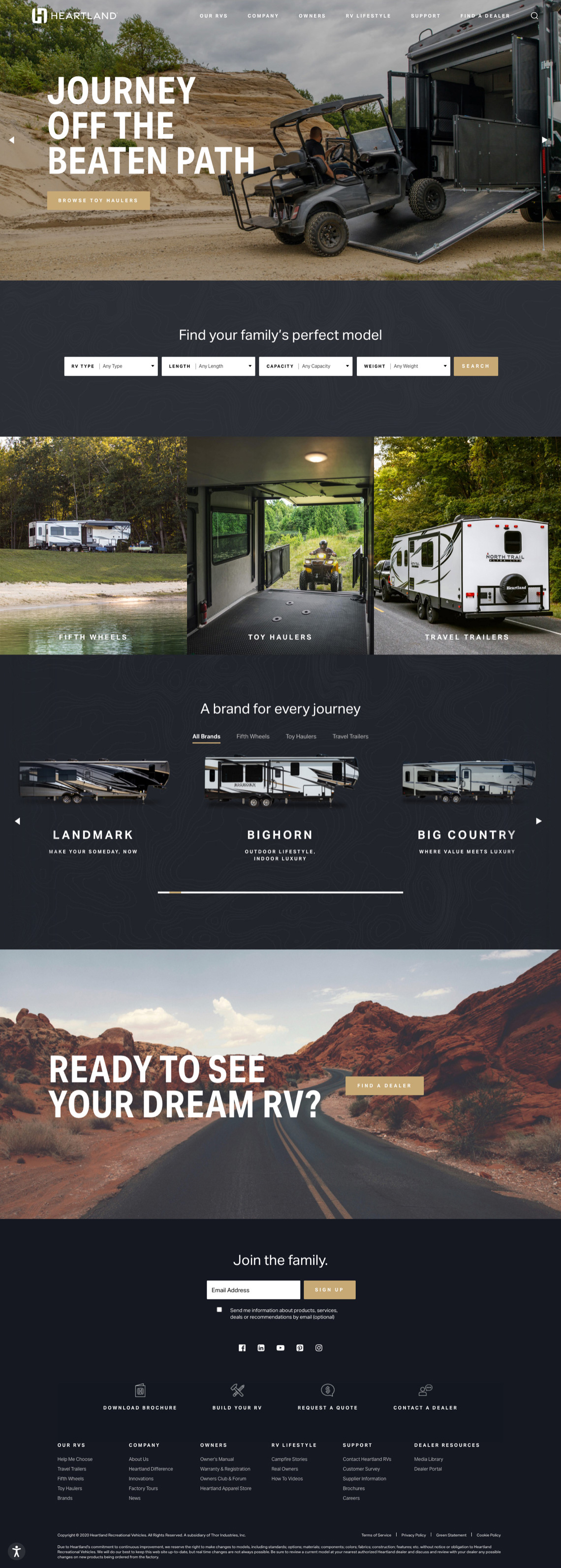 Heartland RV - Homepage