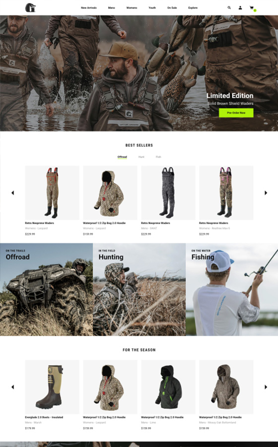 Gator Waders Website