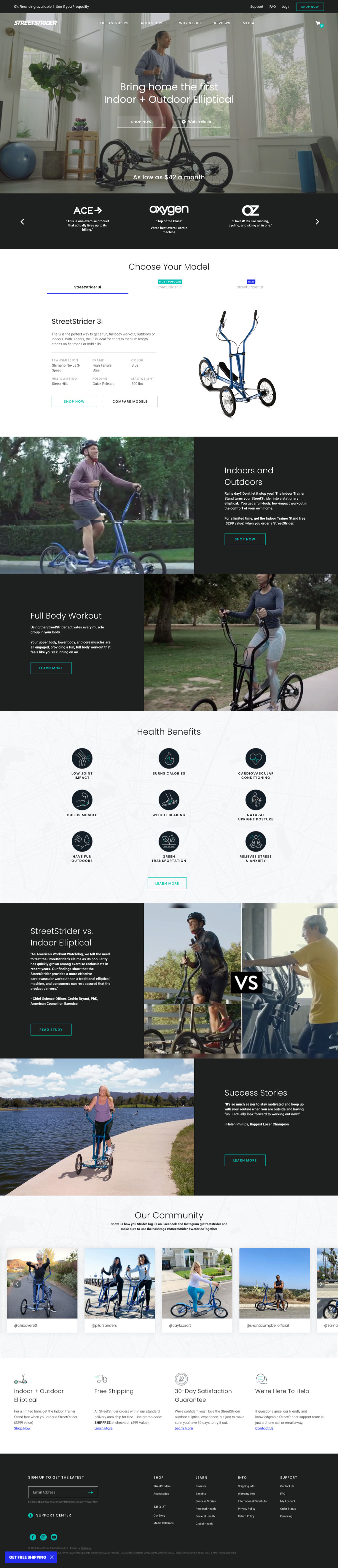 StreetStrider - Homepage