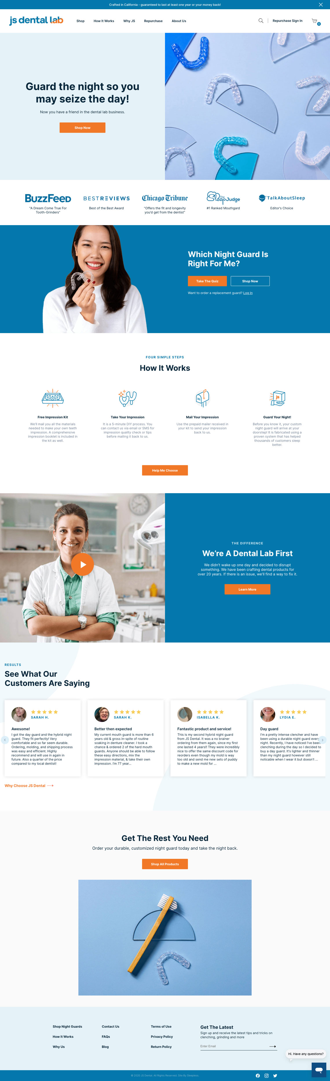 JS Dental - Homepage