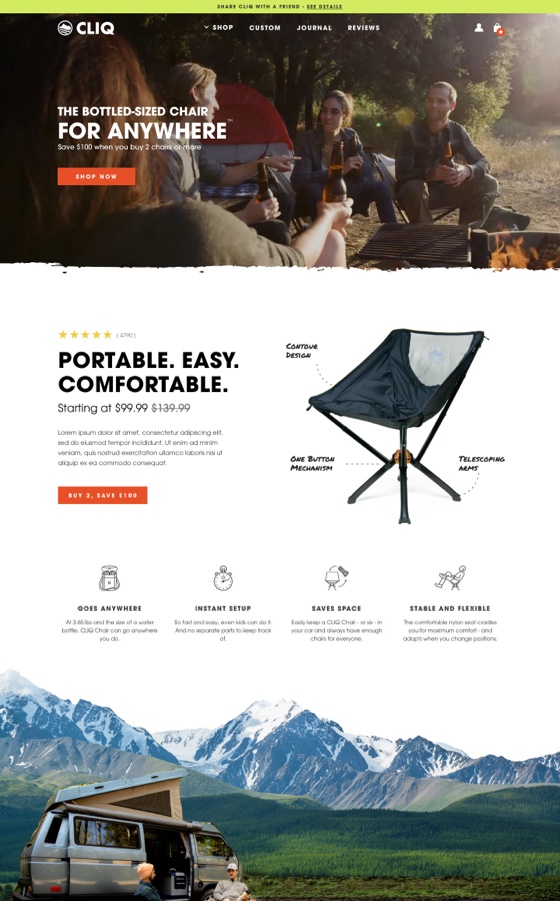 Cliq Camping Chairs
