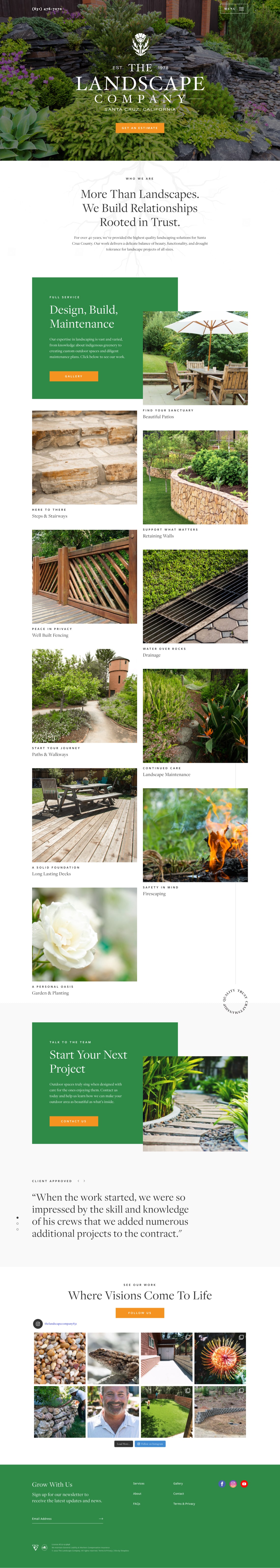 The Landscape Company - Homepage