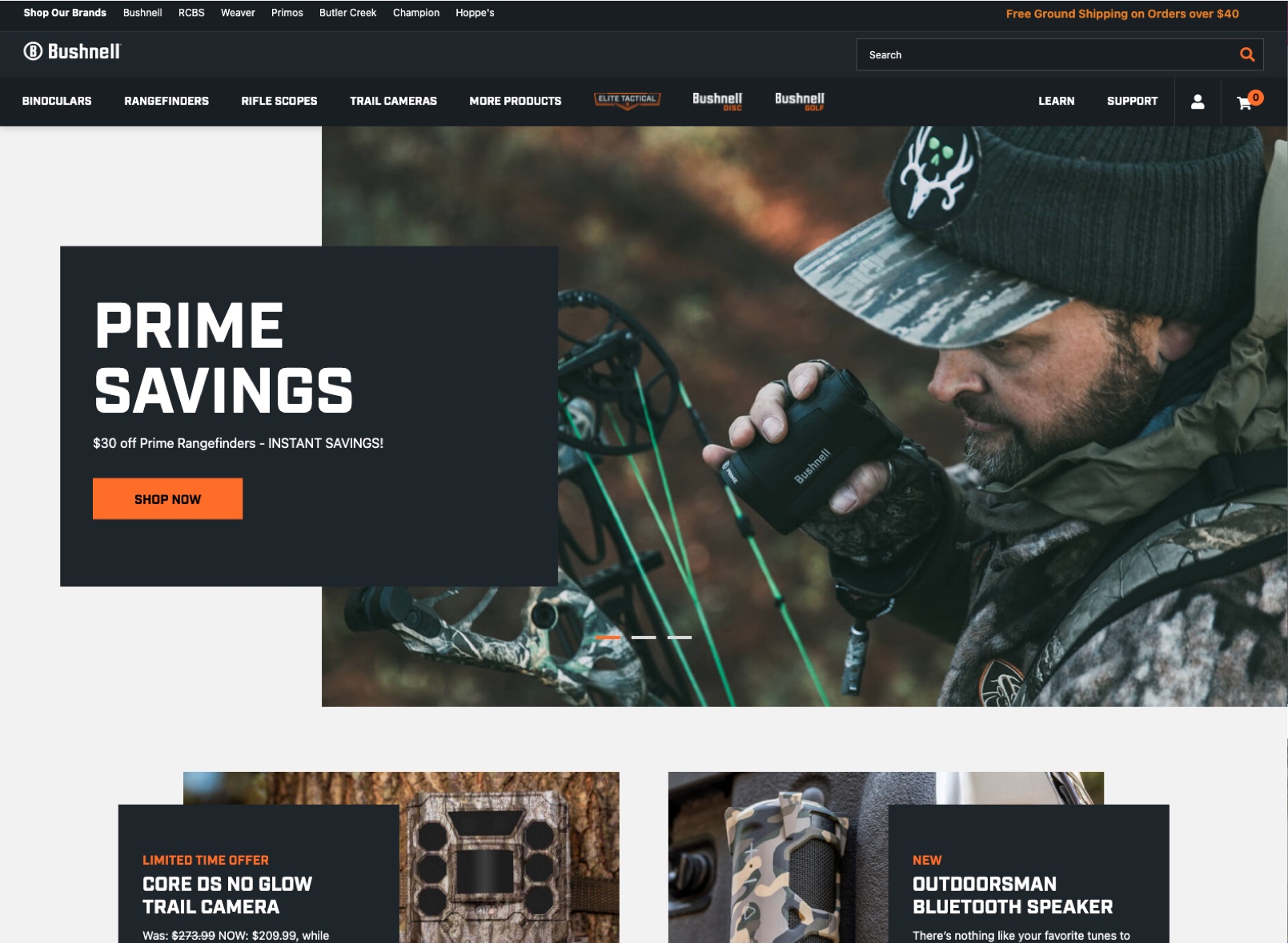 Bushnell Website Development