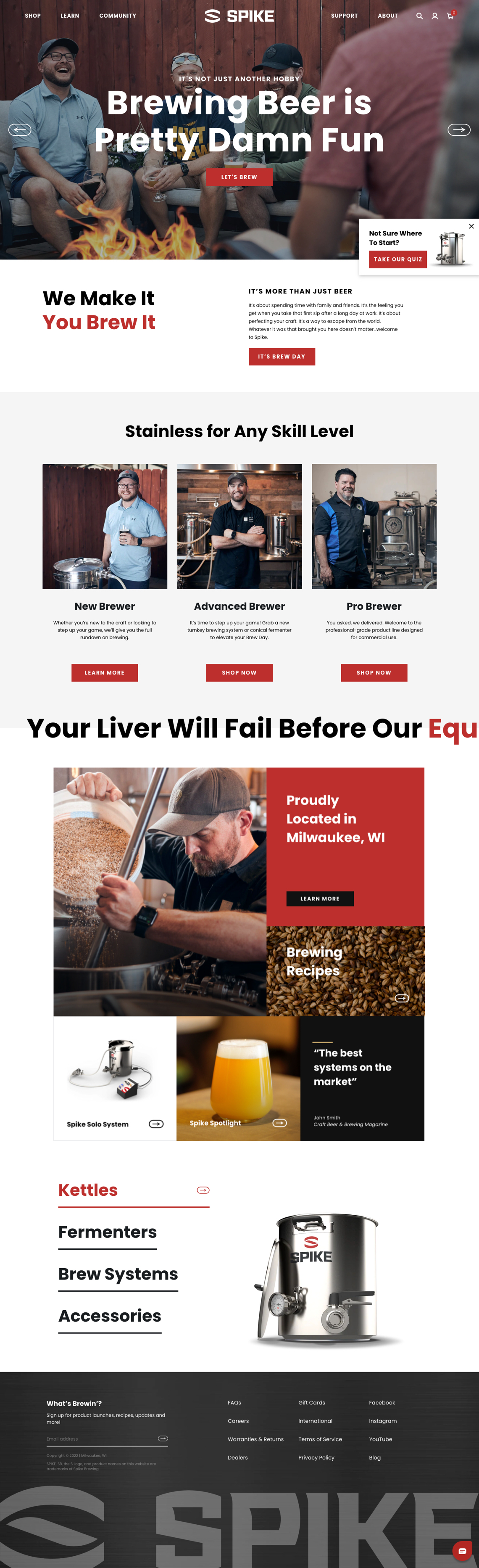 Spike Brewing - Homepage