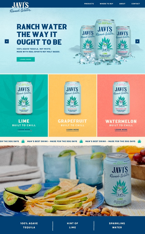 Javis Ranch Water Website Design