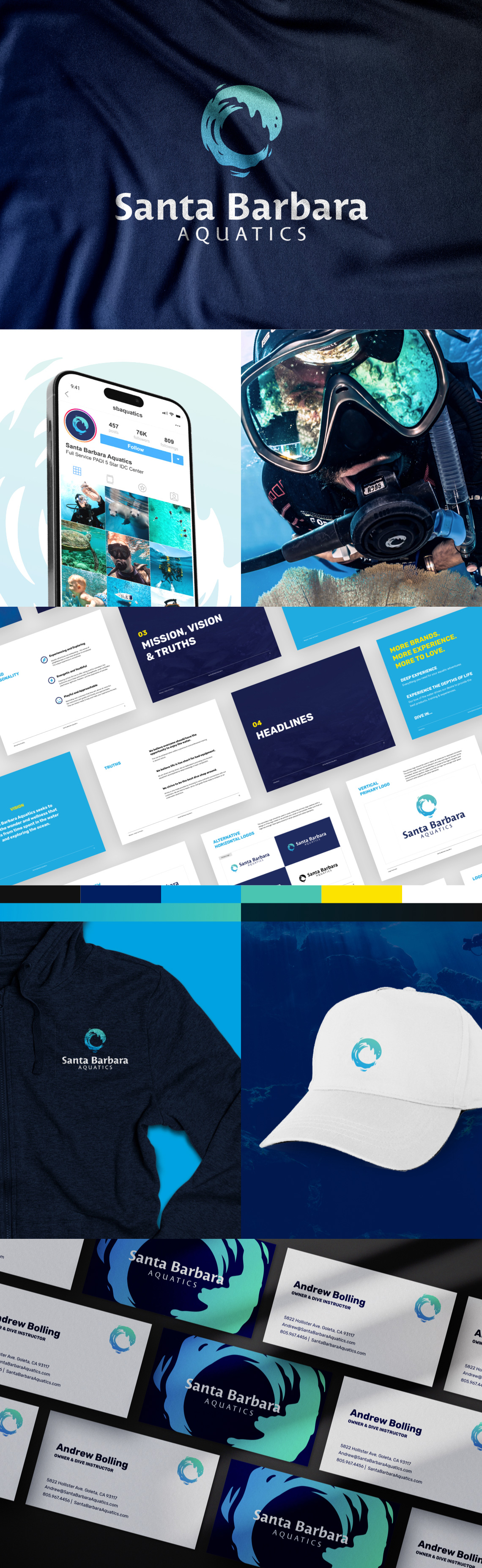 Santa Barbara Aquatics - Branding