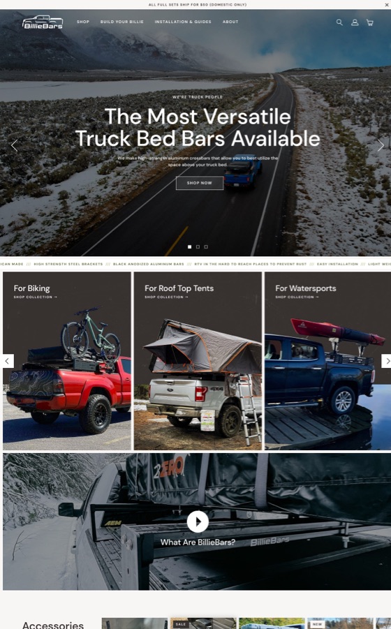 Billie Bars - Truck Racks and Accessories