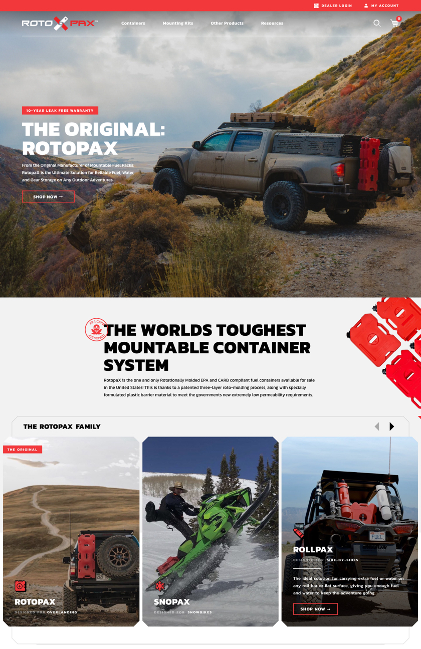 RotopaX Overlanding Website